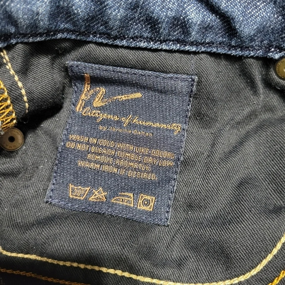 Citizens of Humanity Faye 003 Stretch Low Waist Full Leg Jeans, Size 30, EUC! - Picture 7 of 8